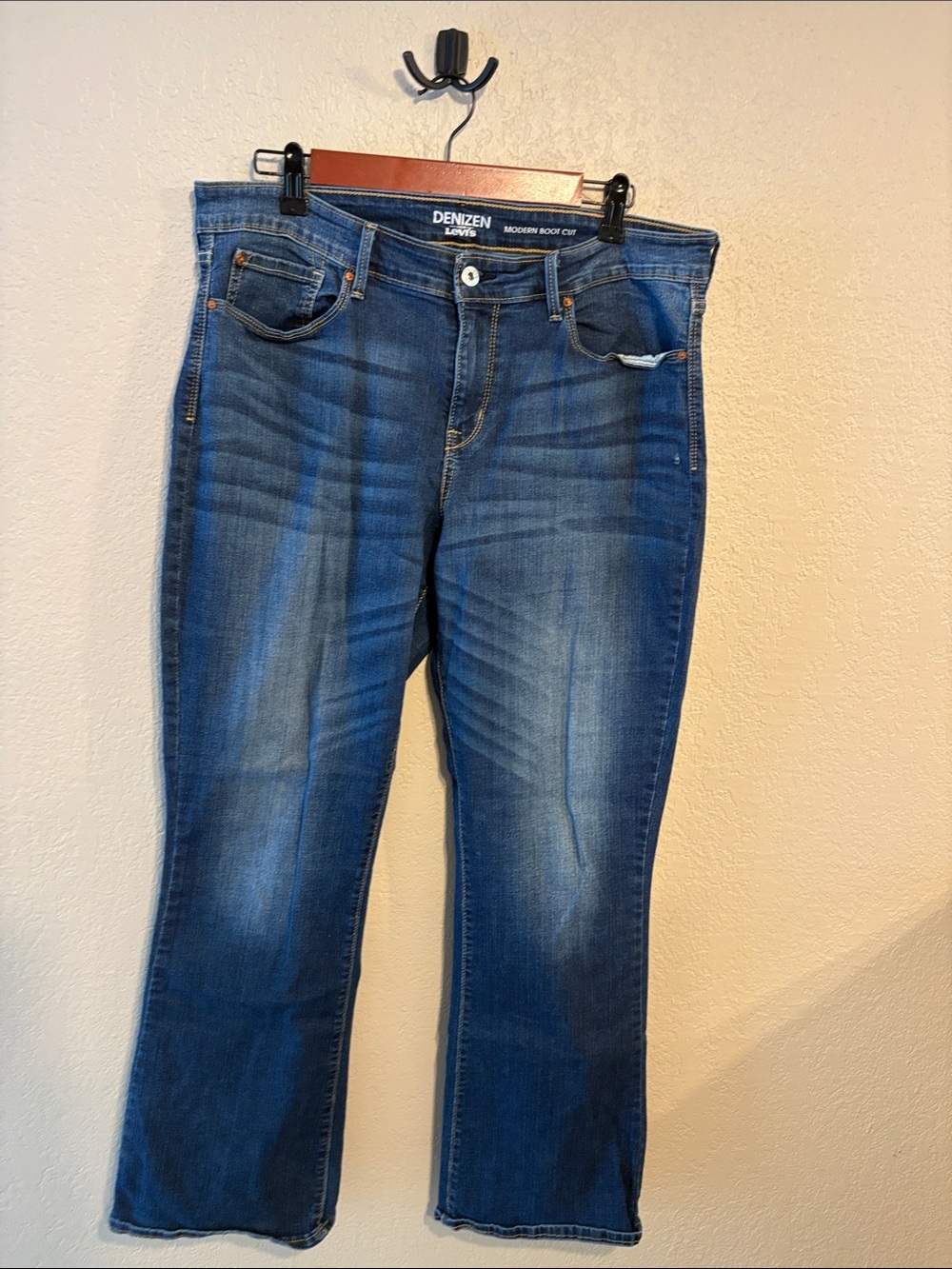 Denizen from Levi's Modern Bootcut Jeans Womens 16m Blue